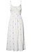Embroidered Midi Dress Thumb 1