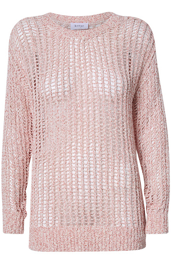 Open Knit Pullover Slide 1