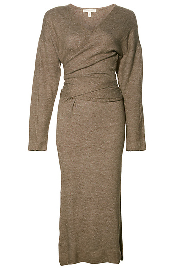 Side Tie Sweater Dress Slide 1