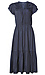 Split Neck Midi Dress Thumb 1
