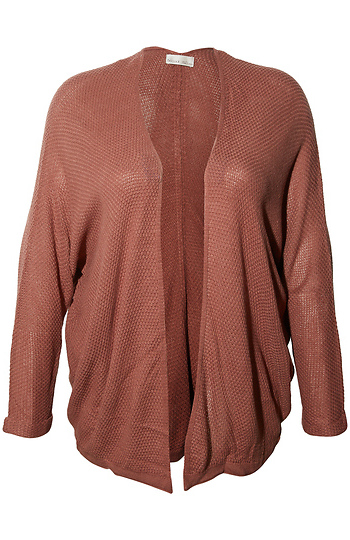 Open Front Long Dolman Sleeve Cardigan Slide 1