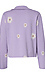 Flower Print Collared Cardigan Thumb 2