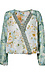 Printed Surplice Blouse Thumb 1