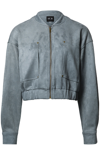 Faux Suede Jacket Slide 1