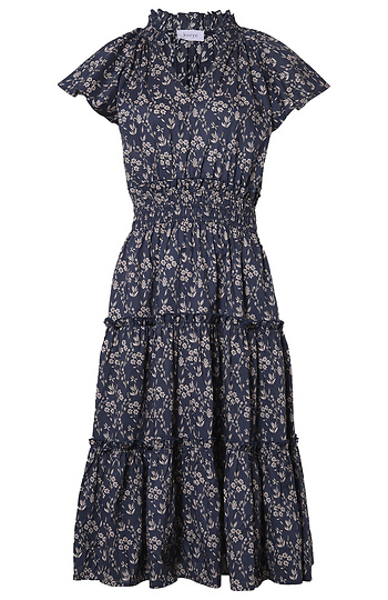 Printed Midi Dress Slide 1