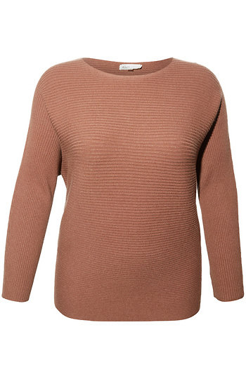 Ottoman Ribbed Boatneck Sweater Slide 1