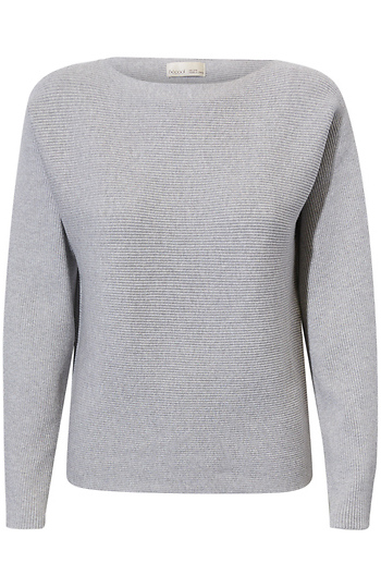 Ottoman Ribbed Boatneck Sweater Slide 1