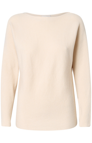 Ottoman Ribbed Boatneck Sweater Slide 1
