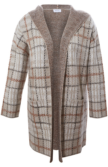 Plaid Coatigan Slide 1