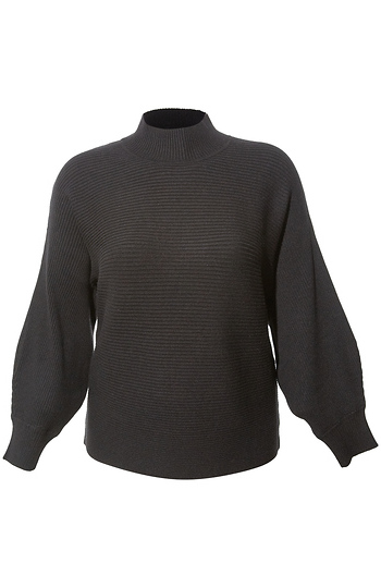 Ottoman Mock Neck Sweater Slide 1