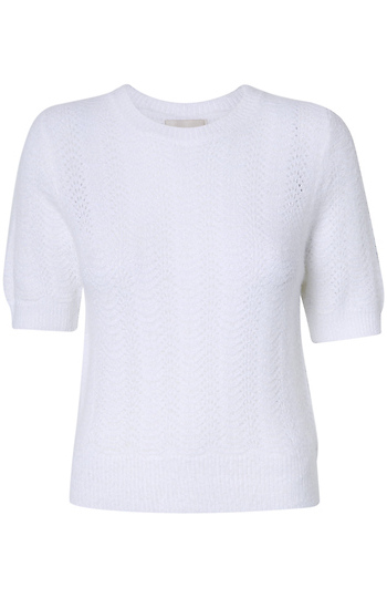 Textured Short Sleeve Top Slide 1