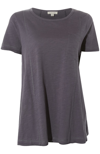 Front Pocket Cotton Tee Slide 1