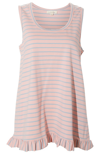Sleeveless Striped Top Slide 1