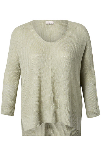 Long Sleeve Loose Knit Top Slide 1