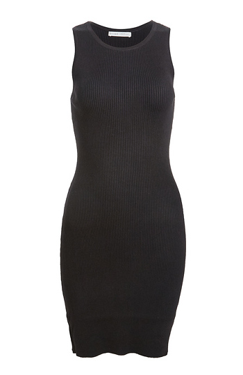 Rib Knit Mini Dress Slide 1
