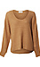 V-Neck Loose Cropped Sweater Thumb 1