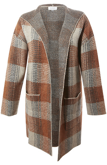 Plaid Coatigan Slide 1