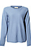 Long Rolled Hem Sleeve Pullover Thumb 1