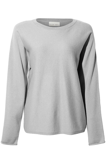 Long Rolled Hem Sleeve Pullover Slide 1