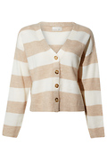 Striped Button Down Cardigan