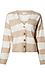 Striped Button Down Cardigan Thumb 1