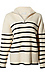 Striped Quarter Zip Sweater Thumb 1