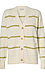 V-Neck Striped Cardigan Thumb 1