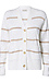 V-Neck Striped Cardigan Thumb 1