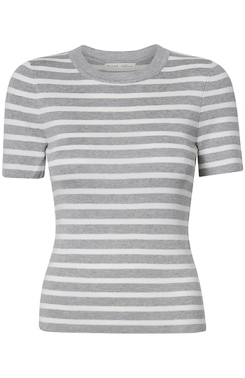 Striped Knit Top Slide 1