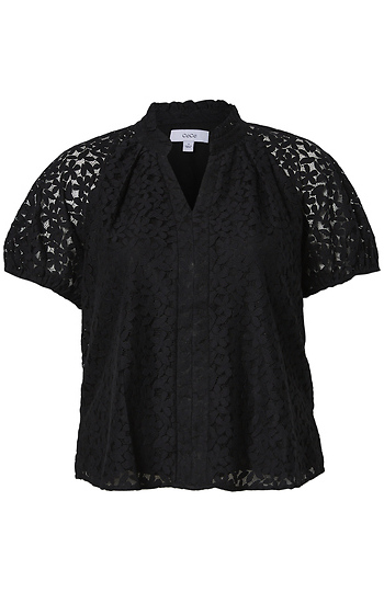 Split Neck Blouse Slide 1