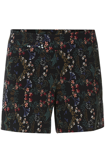 Floral Print Shorts Slide 1