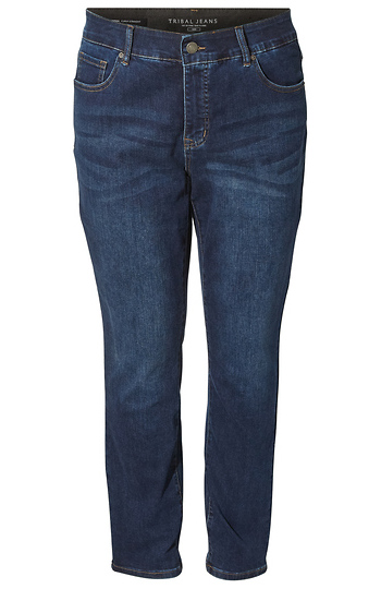 Tribal High Rise Straight Jean Slide 1