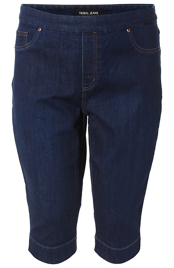 Tribal High Rise Pull On Capris Slide 1