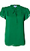 Smocked Shoulder Tie Neck Blouse Thumb 1