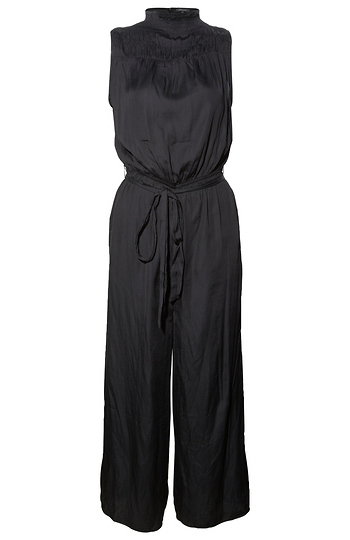 Smock Neck Sleeveless Jumpsuit Slide 1