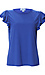 Double Ruffle Sleeve Top Thumb 1