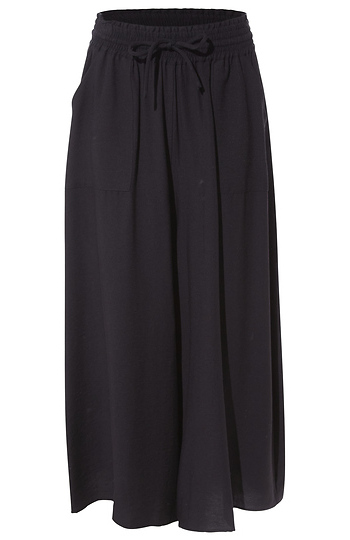 Wide Leg Tie Waist Rumple Pant Slide 1