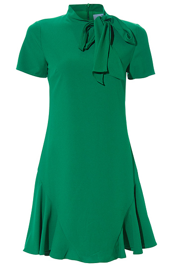 A-Line Dress With Bow Slide 1
