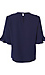 Ruffle Crew Neck Blouse Thumb 2
