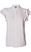 Button Up Pintuck Blouse Thumb 1