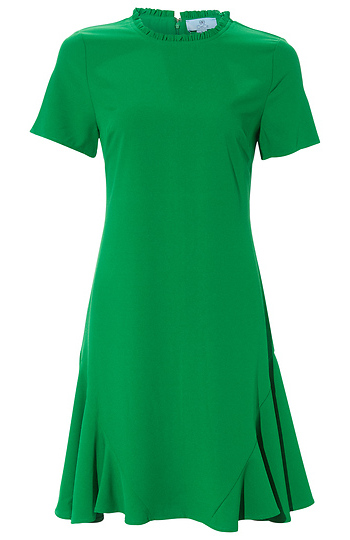 Ruffle Neck Dress Slide 1