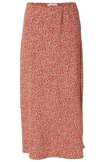 Floral Midi Skirt Slide 1