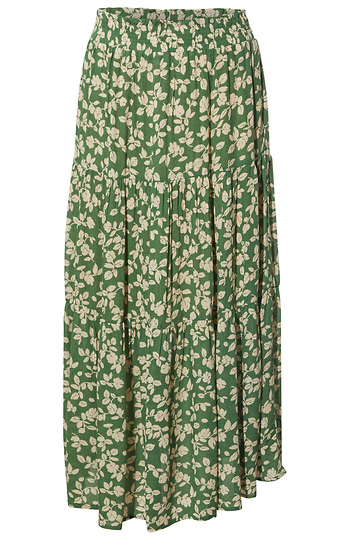 Floral Midi Skirt Slide 1