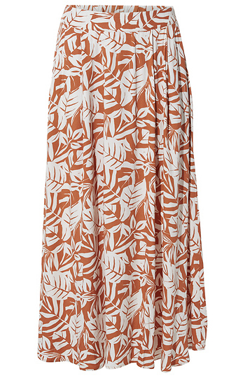 Printed Midi Skirt Slide 1