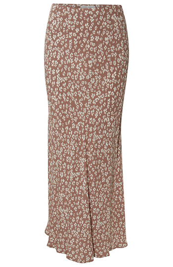 Floral Midi Skirt Slide 1