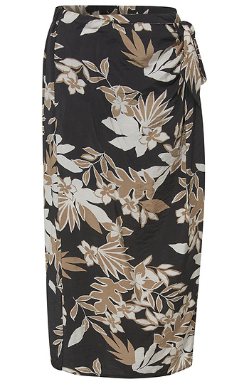 Side Tie Midi Skirt Slide 1