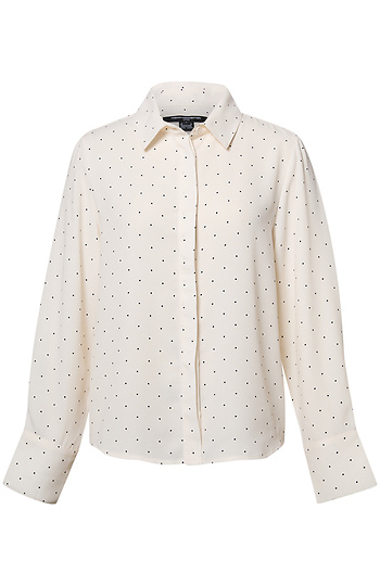 Printed Button Up Shirt Slide 1