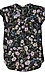 Split Neck Flutter Sleeve Top Thumb 1