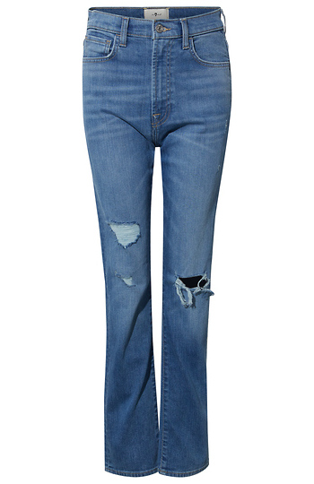 High Rise Slim Straight Jeans Slide 1