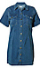 Short Sleeve Denim Dress Thumb 1